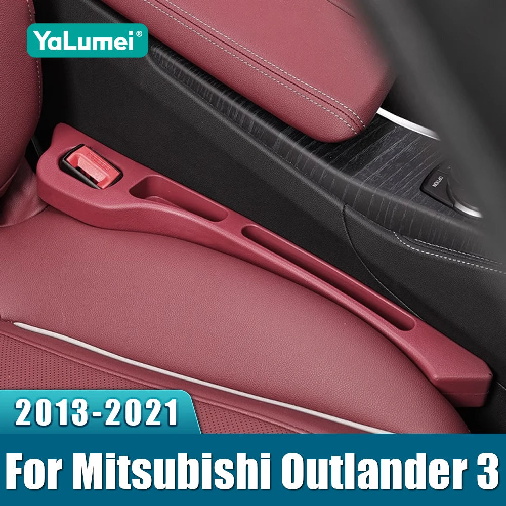 For Mitsubishi Outlander 3 MK3 III 2013 2014 2015 2016 2017 2018 2019 2020 2021 2PCS Car Seat Leak Proof Strips Storage