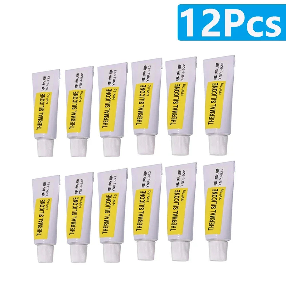 1-12Pcs Thermal Paste Conductive Heatsink Plaster Viscous Adhesive For Chip VGA RAM LED IC Cooler Radiator Cooling Sealers