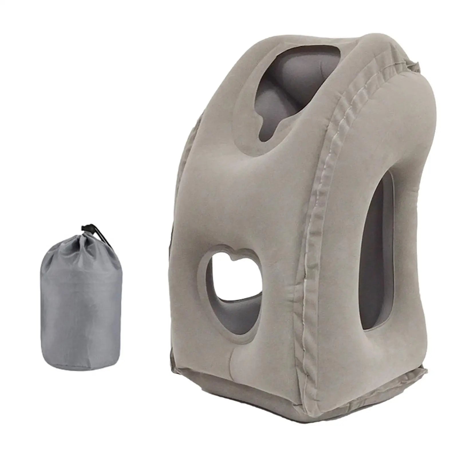 Inflatable Neck Pillow Adult Kids Comfort Head Support Travel Cushion for Plane Car Bus Camping