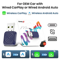 CarlinKit MINI Ultra Wireless CarPlay Adapter Android Auto Box Wired To Wireless USB Plug and Play 5.8Ghz Seamless Connection