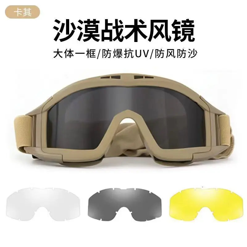 Tactical Goggles Military Shooting Sunglasses Windproof Sand Control Wargame Glasses Army Shooting Airsoft Paintball Glasses