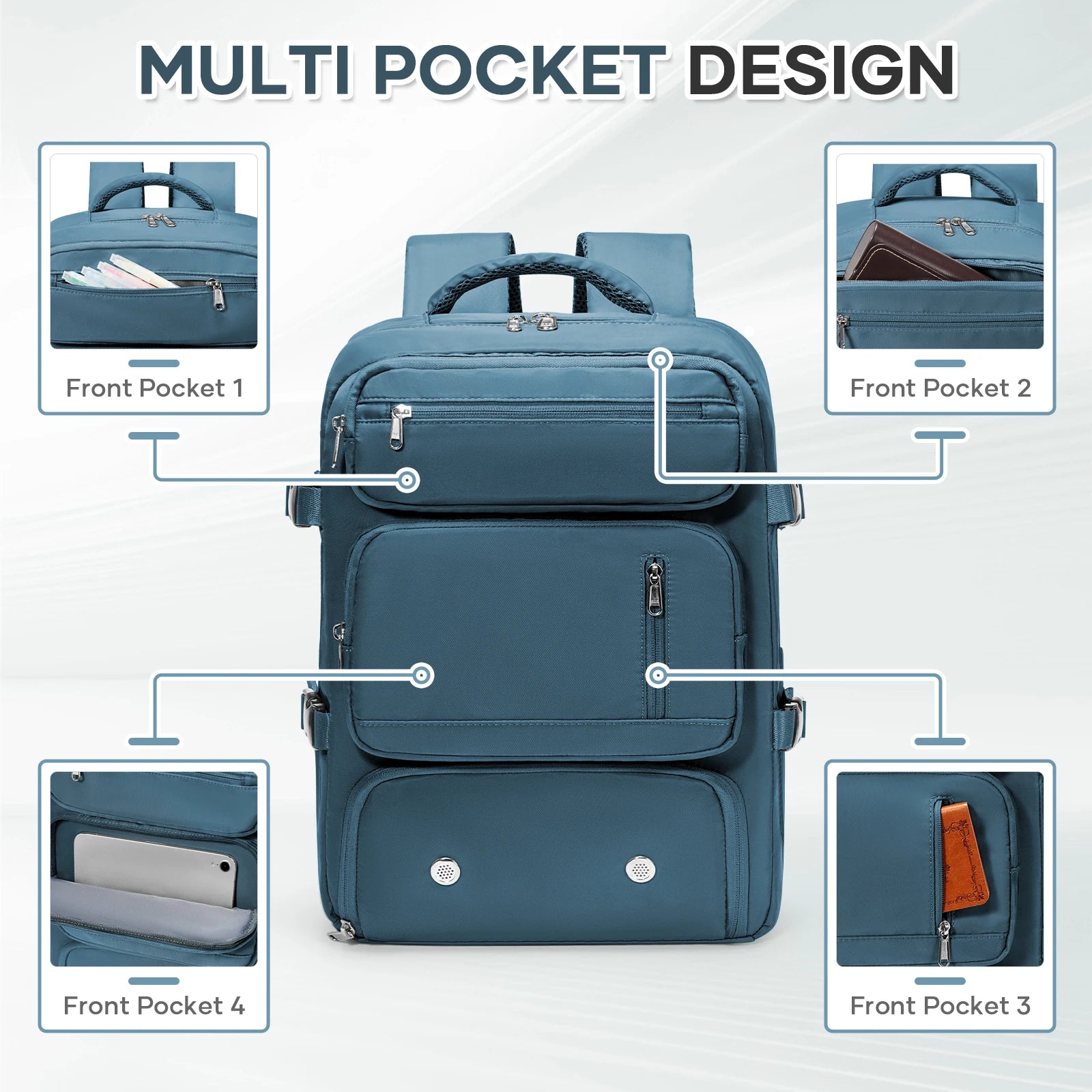 Ryanair Cabin Bag 40x30x20,  Travel Backpack For Women Men Business Laptop Bag, Hand Luggage Backpack Cabin Fly Bag, College Bag
