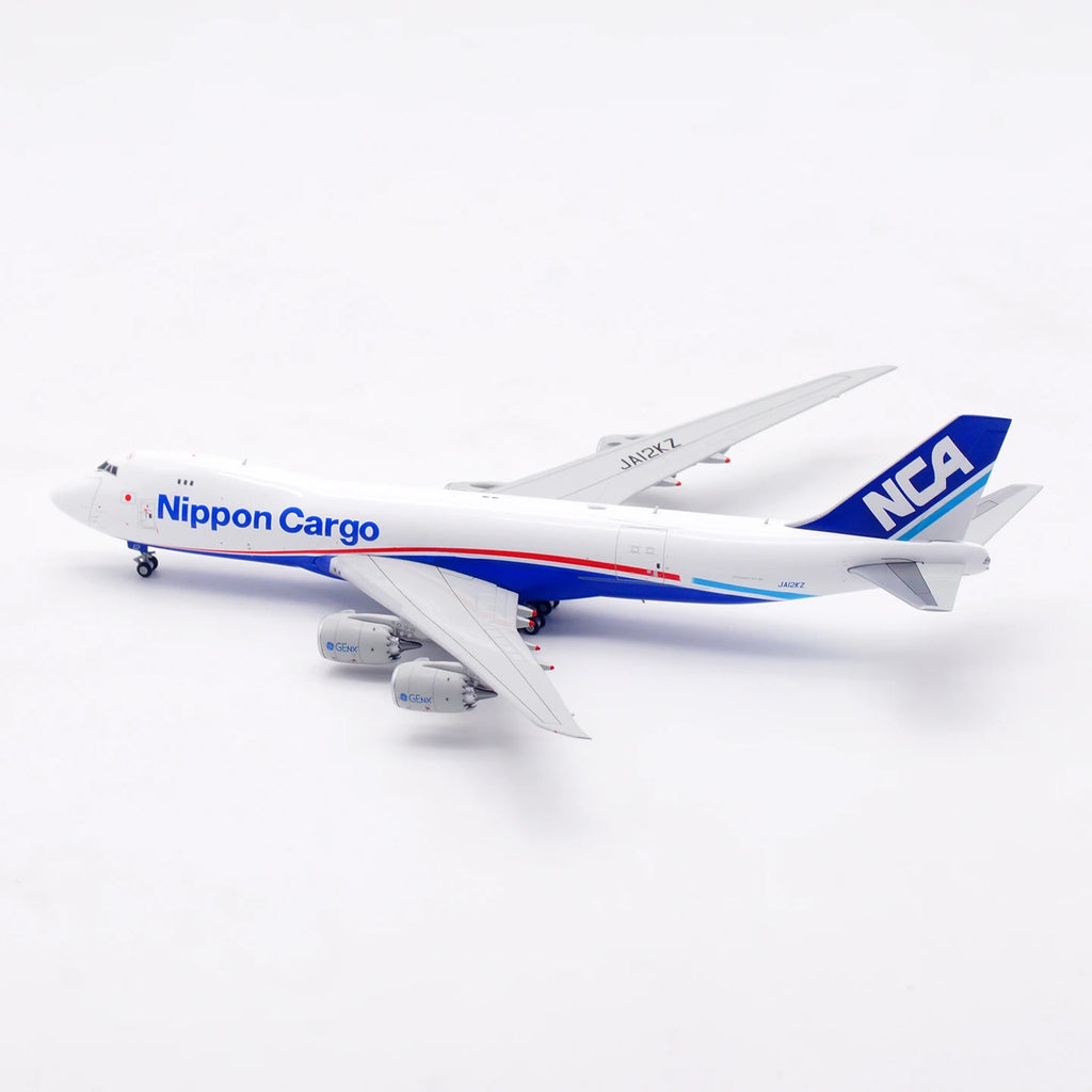 B632101 Alloy Collectible Plane Gift HX Models 1:400 Nippon Cargo Boeing B747-8F Diecast Aircraft Jet Model JA12KZ