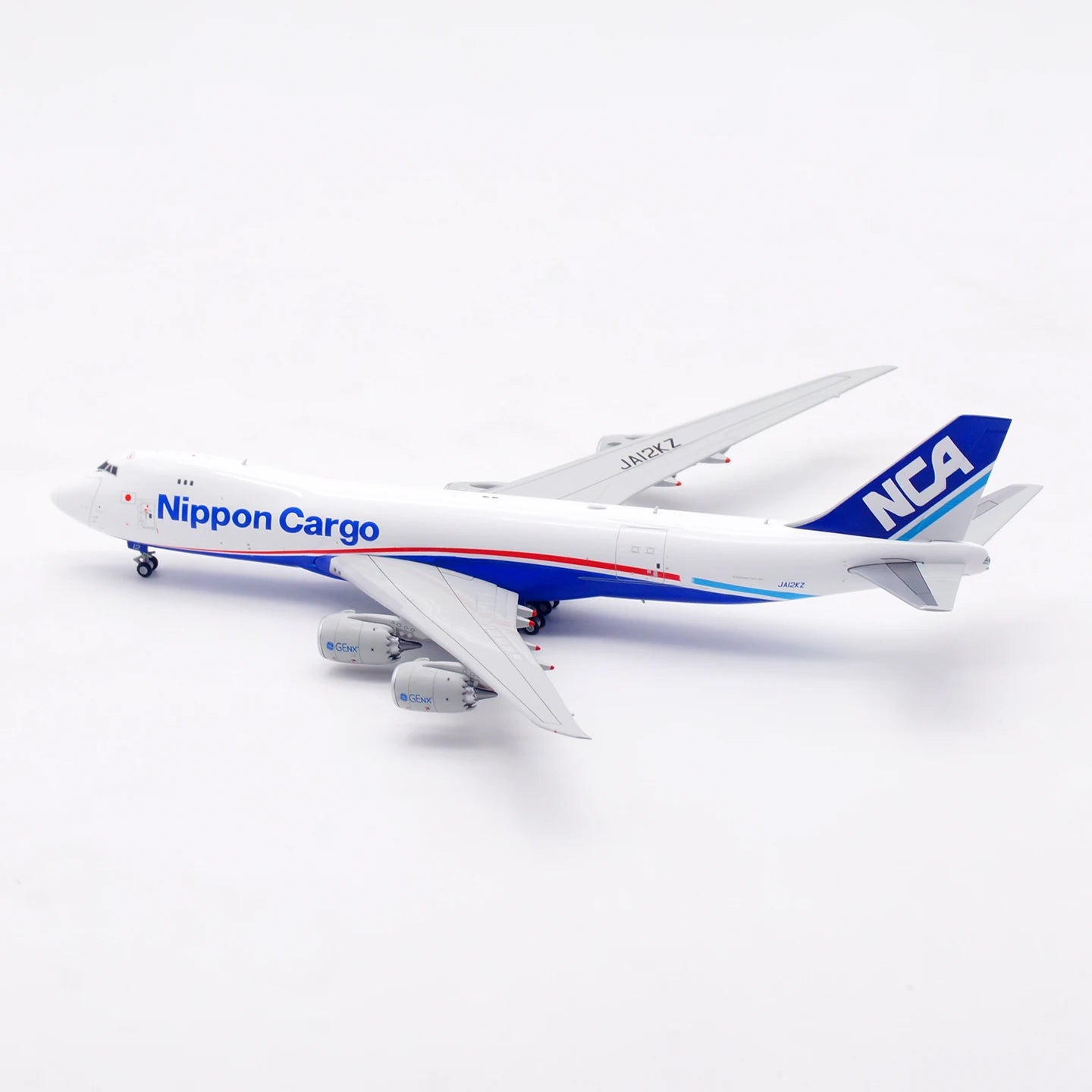 B632101 Alloy Collectible Plane Gift HX Models 1:400 Nippon Cargo Boeing B747-8F Diecast Aircraft Jet Model JA12KZ