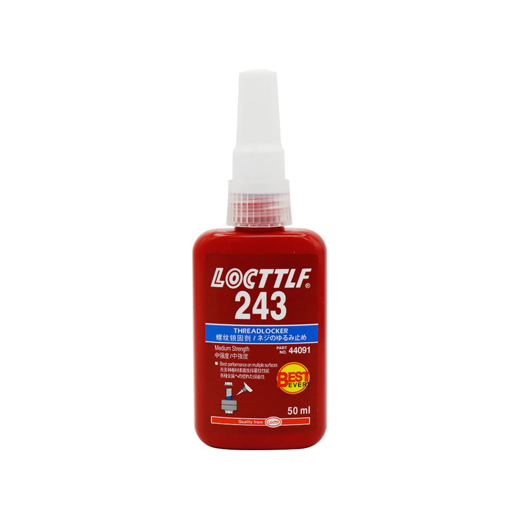 243 Blue Anaerobic Adhesive Medium Strength Threadlockers For All Metal Threaded Components Removable Waterproof 50ML
