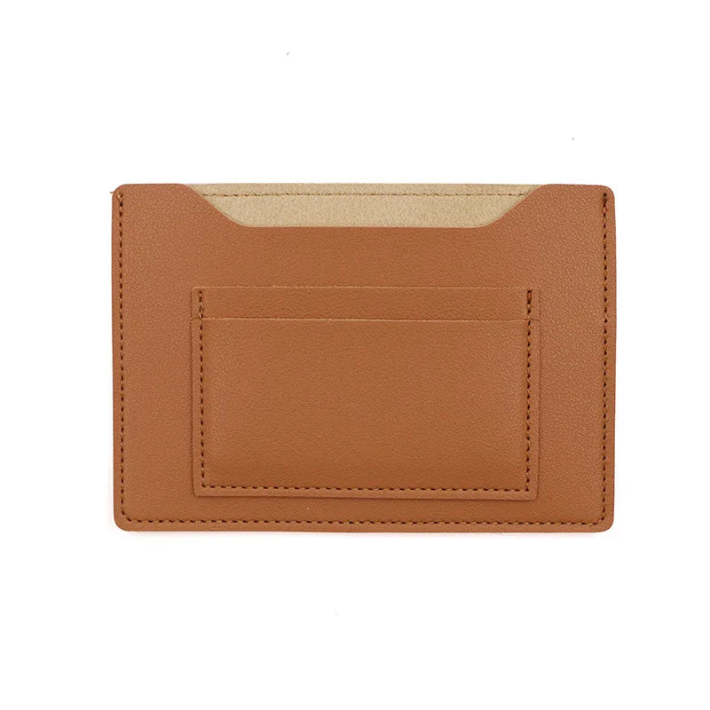 1PCS Double leather Passport Travel Antiskimming Blocking Wallet Cover Case Blocking Card Wallet Credit Card Holder