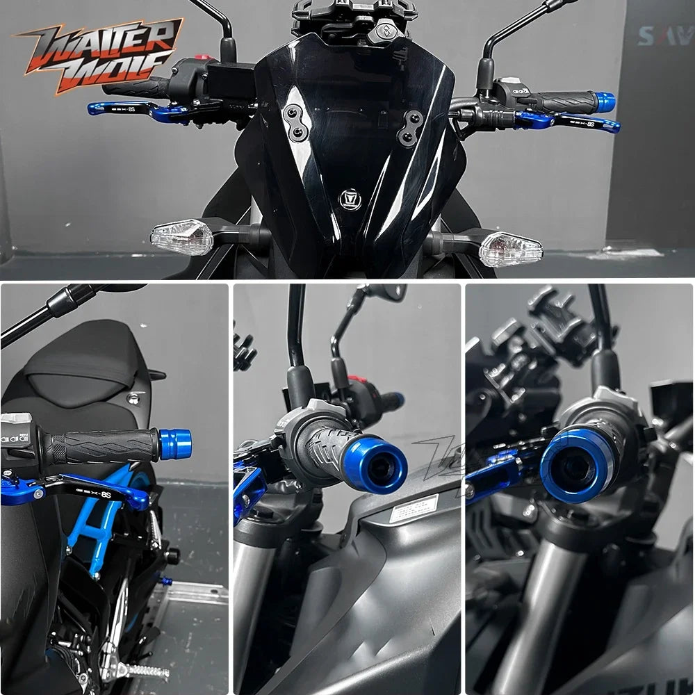 Motorcycle Handlebar End Caps Slider For Suzuki GSX-8S GSX-8R GSXR1000 DL800 V Storm 800 GSX8S GSX8R Bar End Weights Cover