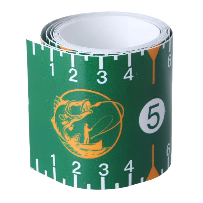 Sticker Tape for Boats Kayak Fishing Fish Measuring Device Fishing Ruler Adhesive Fish Ruler, 51Inch Fish Measuring Tape