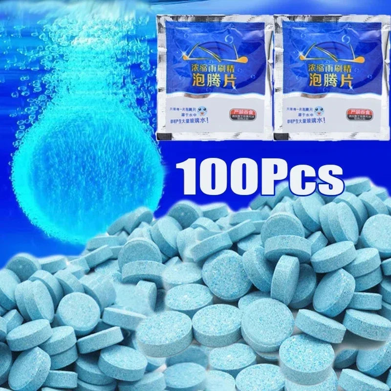 Ultra Concentrated Glass Water Effervescent Tablets Car Windshield Cleaner Car Vehicles Windshield Solid Soap Piece