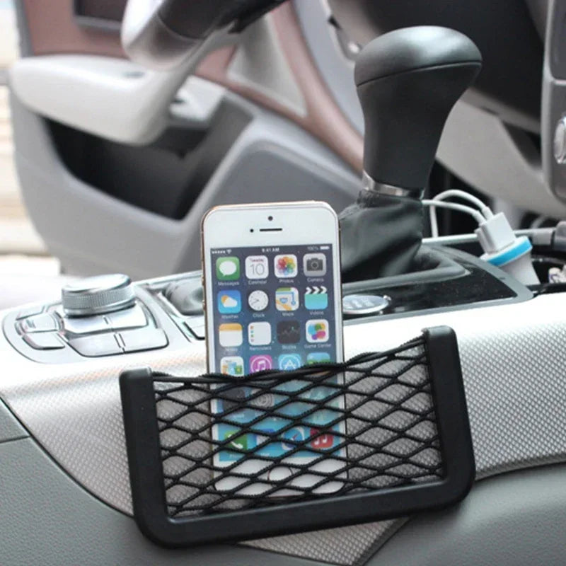 2PCS Car Mesh Pocket Multi-functional Miscellaneous Storage Nets Seat Middle Creative Personalised Foldable Storage Pockets