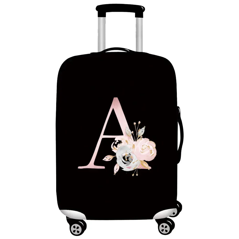 Thick Elastic Luggage Protective Cover Suit for 18-32 Inch Suitcase Covers Trolley Cover Travel Accessorie Pink Flower Series