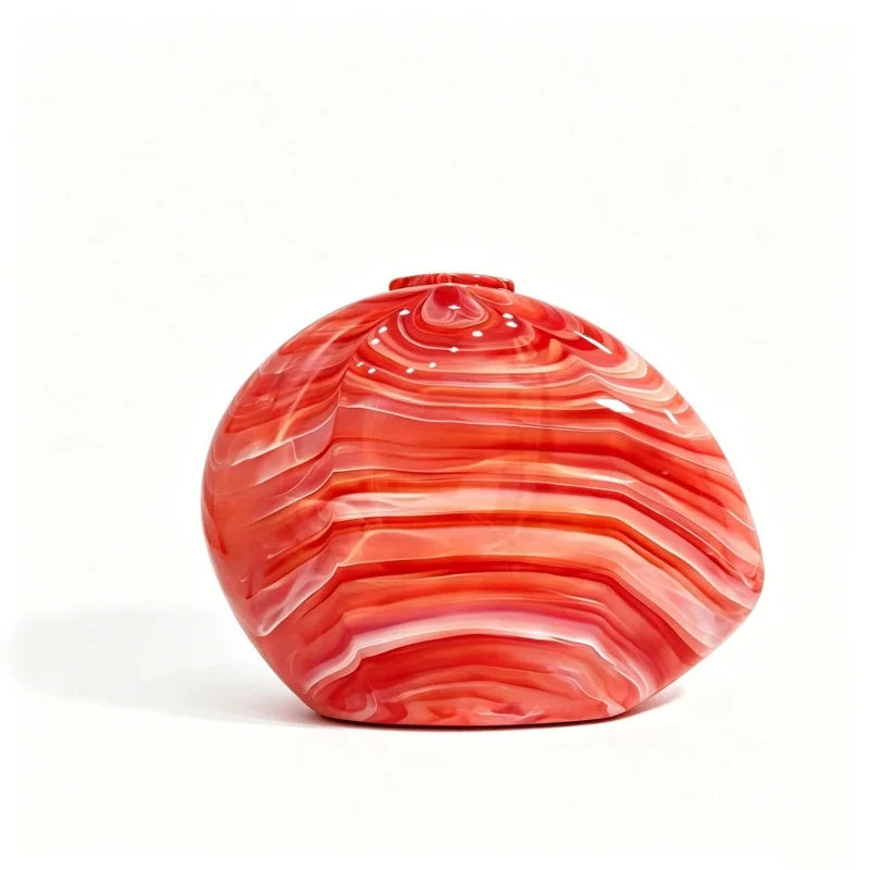 Shell Shape Acrylic Clutch Bag Goose Egg Box Bag Trendy Stone Marble Pattern Mini Handbag And Purse Women's Party Wedding Clutch