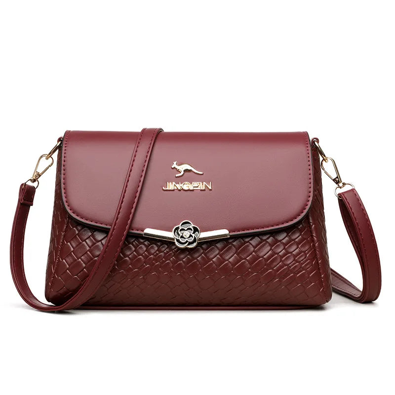 2025 New Design Women Crossbody Bag Large Capacity Genuine Leather Texture Phone Cosmetics Wallet Stylish Shoulder Bag for Women