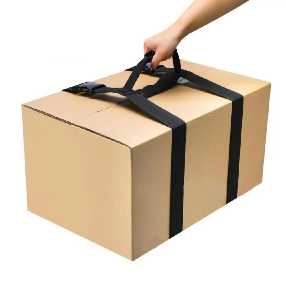 Black Nylon Webbing Strap Portable Adjustable Nylon Strapping Tape Heavyweight Strapping Band for Luggage Moving Accessories Kit