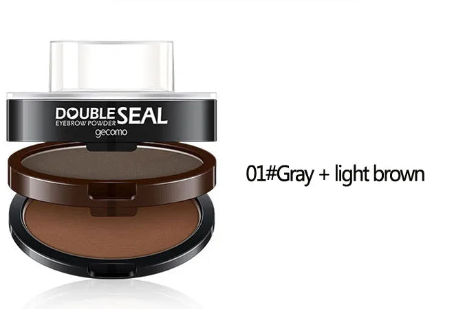 Eyebrow Shadow Set Eyebrow Powder Seal Waterproof Eyebrow Stamp Natural Shape Brow Stamp Powder Quick Makeup Kit Set