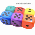 1set 8CM Color Foam Dice Set Multi-Purpose Fun Toy Party and Educational Game Accessories