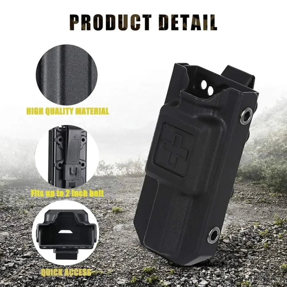 Outdoor Emergency Tourniquetrats for Blood Tactical Tourniquet Cat Storage Box Bag MOLLE Medical Package Kit Trauma First Aid
