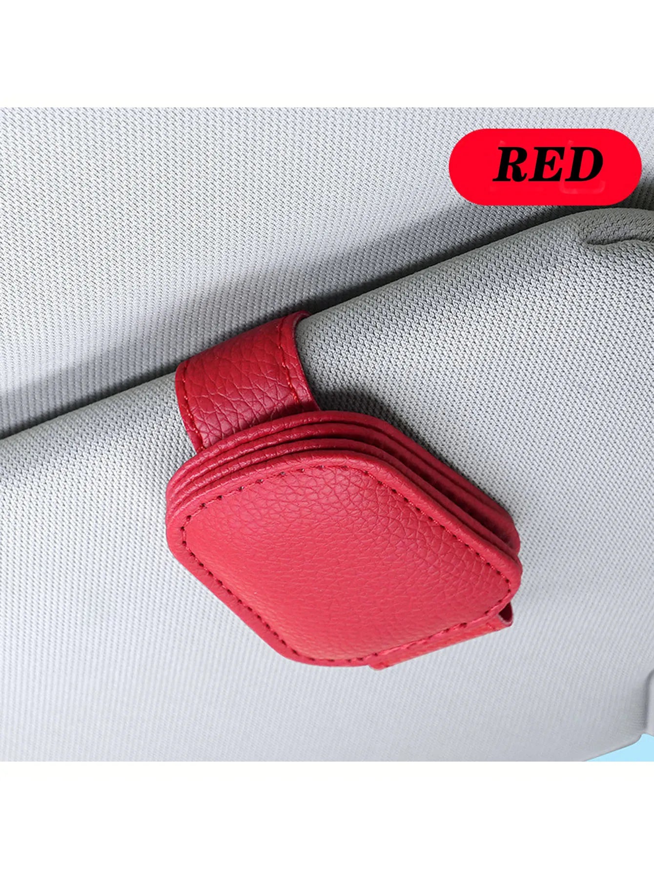 Magnetic Car Sunshade Glasses Clip Multi functional Car Sunglasses Storage Clip Sunglasses Rack Car Interior Decoration Supplies