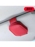 Magnetic Car Sunshade Glasses Clip Multi functional Car Sunglasses Storage Clip Sunglasses Rack Car Interior Decoration Supplies