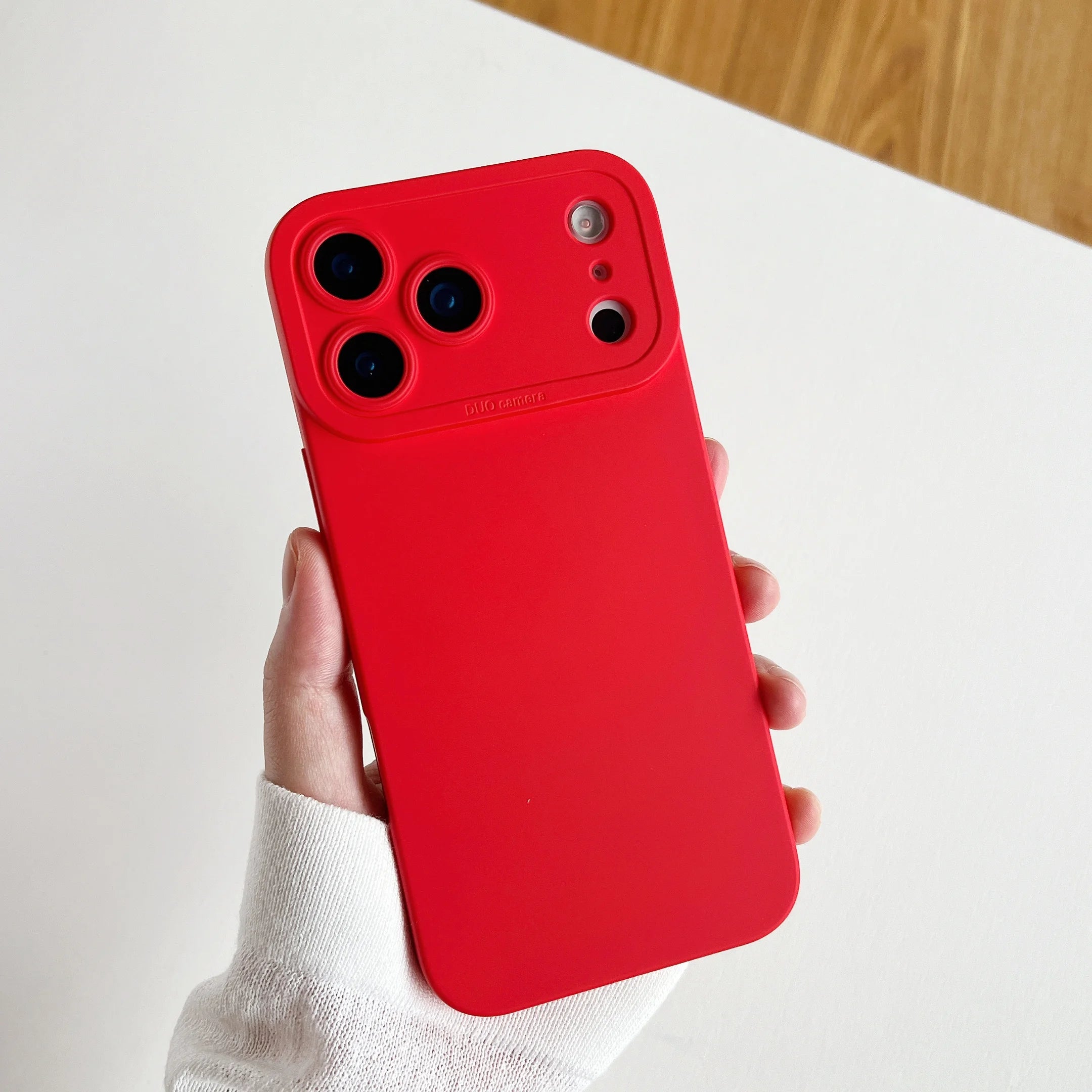 Original Silicone Pupil Camera Case For iPhone 17 Air 16 15 14 13 12 Mini 11 17 Pro Max 7 8 Plus Plain Color Armor Cover Capa