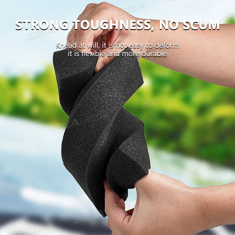 SEAMETAL Car Wash Sponge Large Soft Foam Super Absorbent Sponge Easy Grip Non Scratch Dust Remover for Car Home Cleaning Tools
