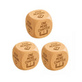 Wooden Reading Decision Dice with Engraved Prompt Book Club Decor 6-Sided Creative What To Read Dice Novelty Gift for Book Worms