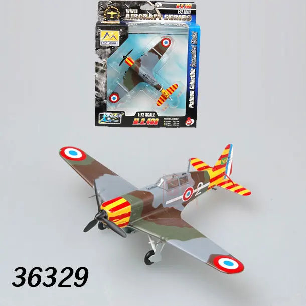 Easymodel 1/72 Scale Finished Military Aircraft Model Fighter Helicopter WWII and Modern Propeller Plane for Collection Display