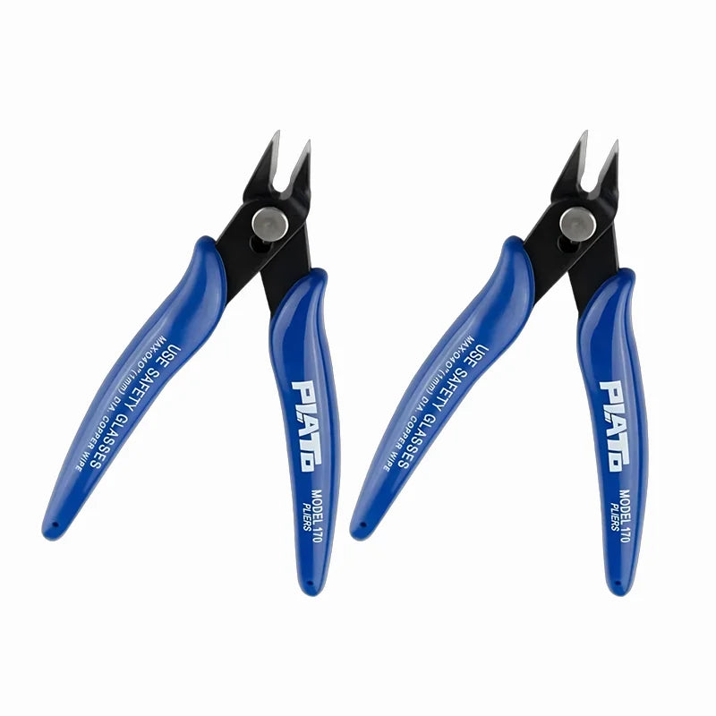 5-In Flush Metal Side Cutter Precision Shear Mini Nose Cutting Plier Electrical Wire Cutters Snips Pliers Tool for Electricians