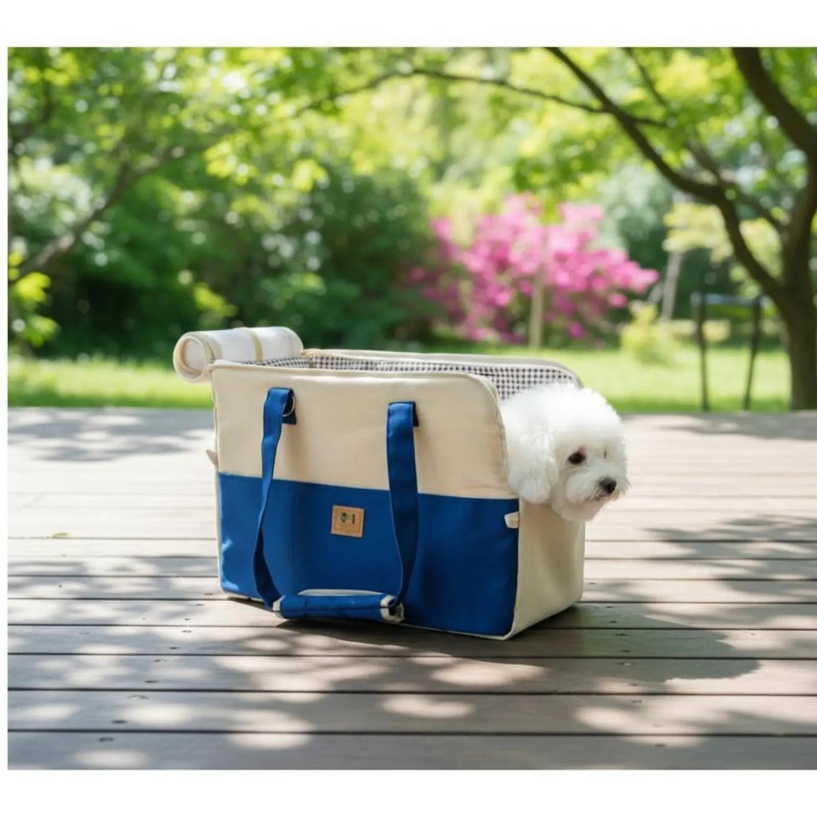 Pet Shoulder Carrier Car Seat Friendly Portable Dog Carrier Feline Travel Tote Lightweight Small Dog Tote Bag Adjustable Strap