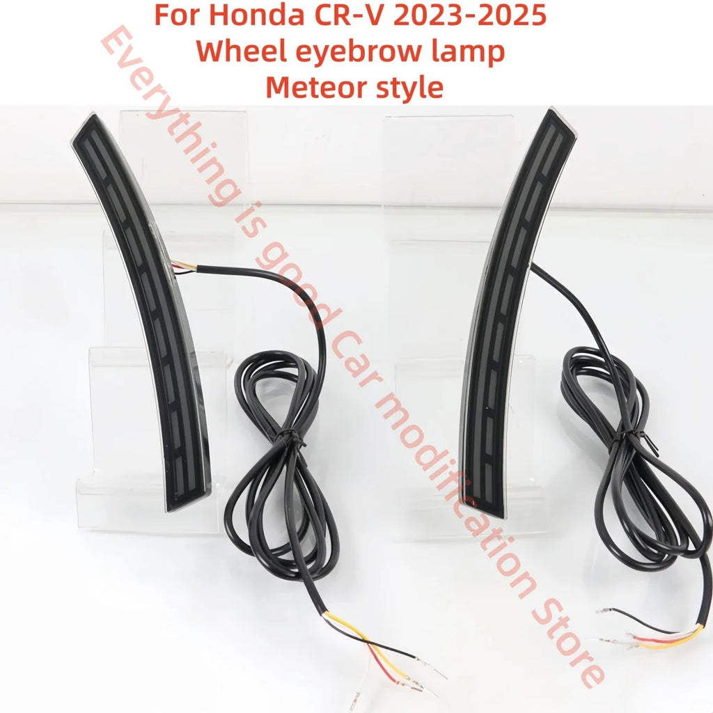 For Honda CR-V 2023-2025 Wheel eyebrow lamp Front bumper Turn Front fog lamp Modification LED Daytime running light Three colors