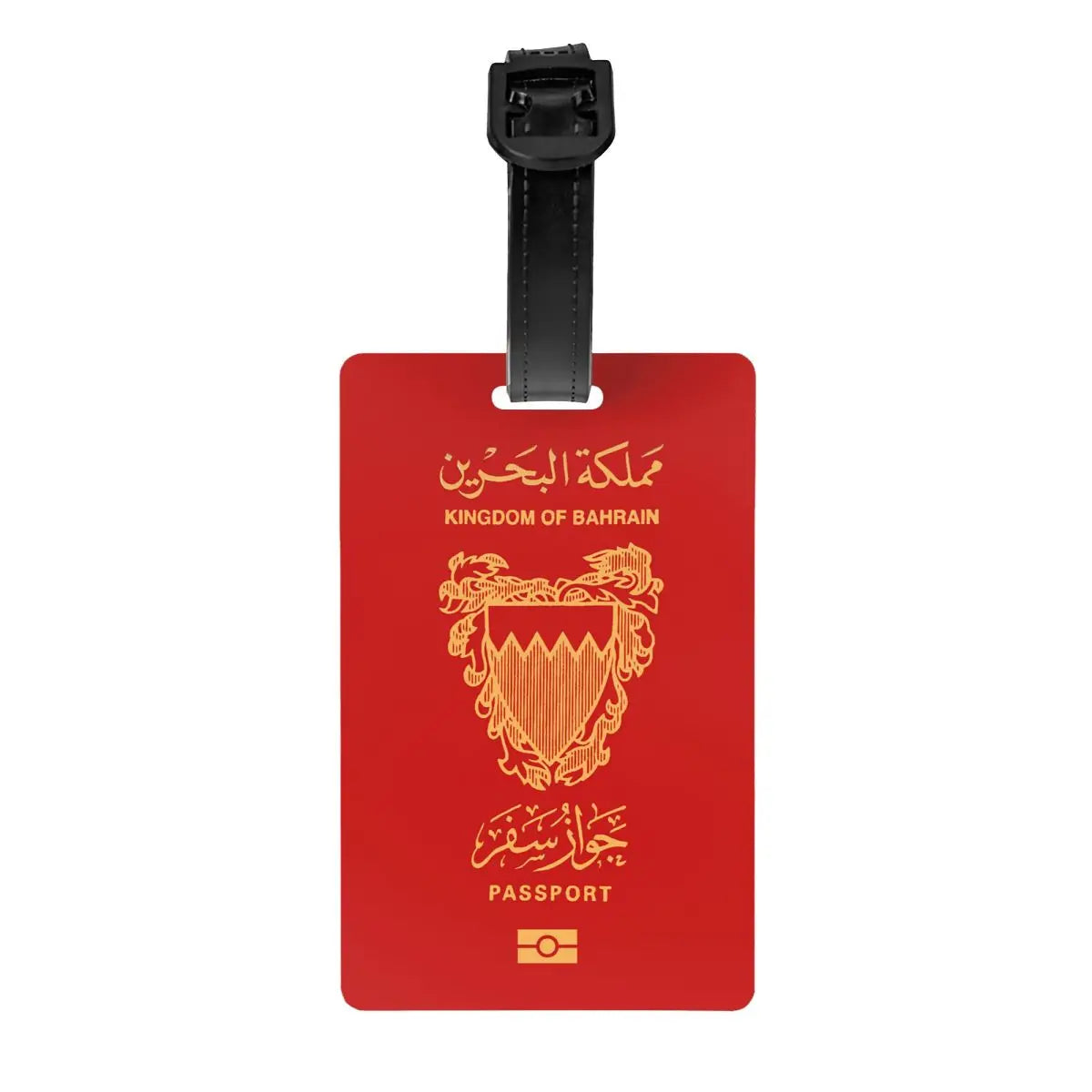 Custom Bahrain Passport Luggage Tag Privacy Protection Baggage Tags Travel Bag Labels Suitcase