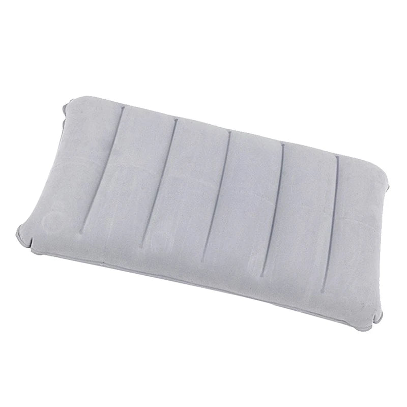 Flocking Inflatable Portable Neck Pillow That Can Be Stored And Self Filled Suitable For Outdoor Travel Business Trips camping