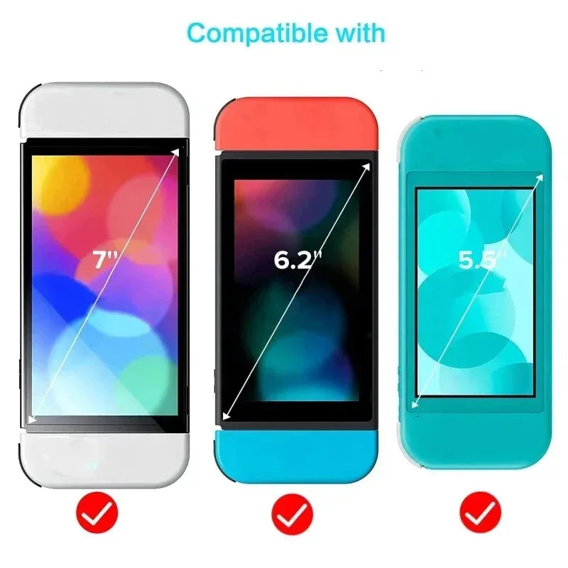 2/1Pcs Premium Tempered Glass for Nintendo Switch Lite/Switch Oled Screen Protector HD Clear Anti-Scratch Protective Films