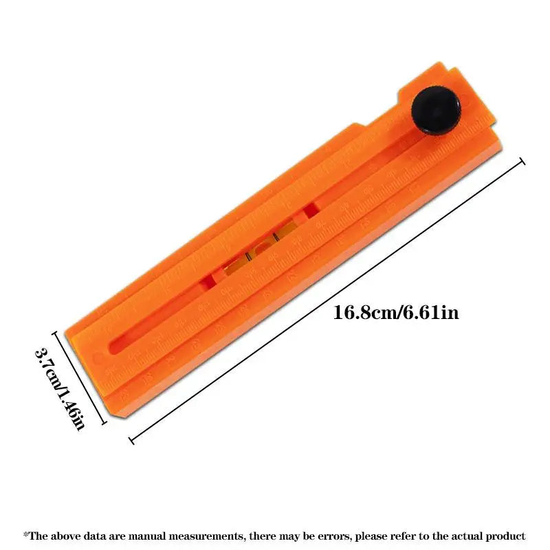 convenientWoodworking Multi-angle Marking Ruler Positioning Scribing Protractor Tools Right Angle Marking Ruler Measuring Tools