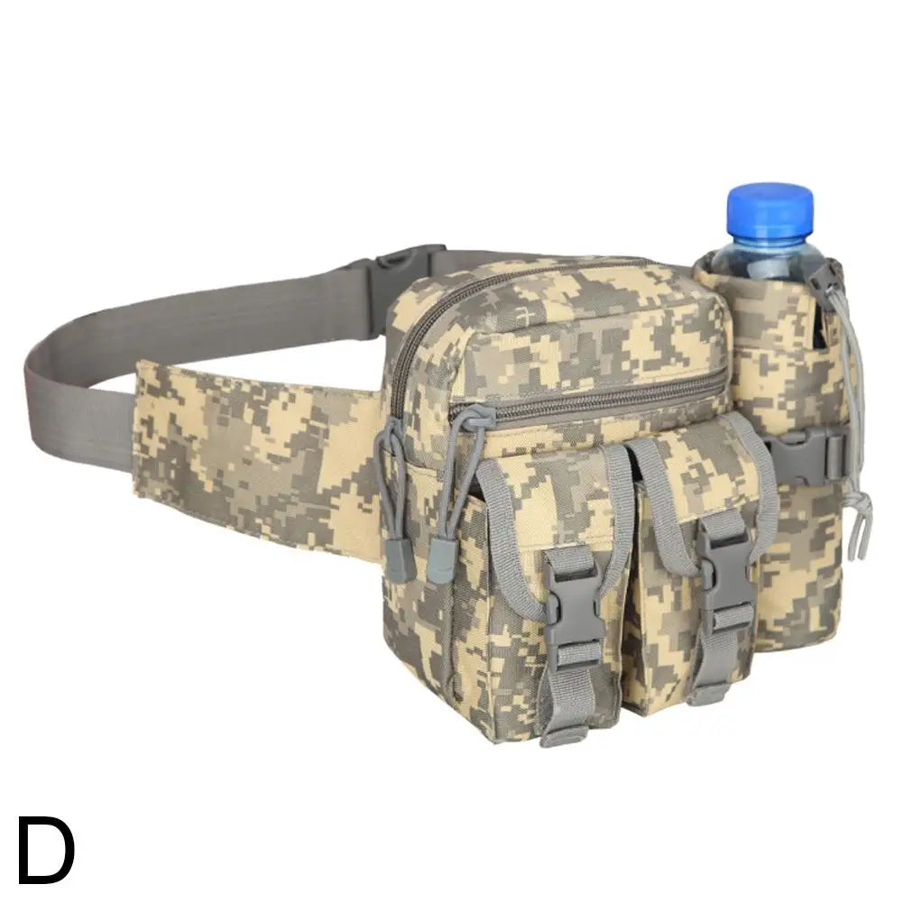 New Tactical Waist Bag Waterproof Nylon Men Fanny Pack Hiking Outdoor Camping Shoulder Bum Belt Sport Chest Bags 2025