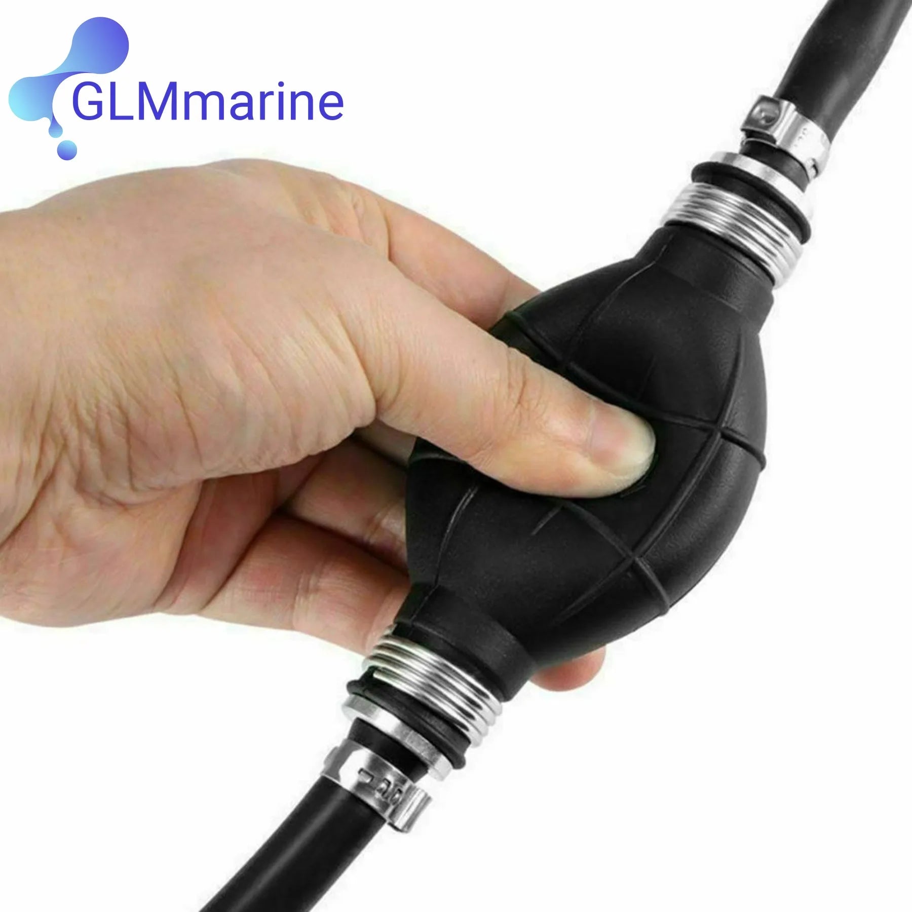For Yamaha Outboard Boat Motor 5/16 " Fuel Line Hose with Primer Bulb and Connectors 6Y1-24306-55 61J-24306-04 6Y2-24306-56
