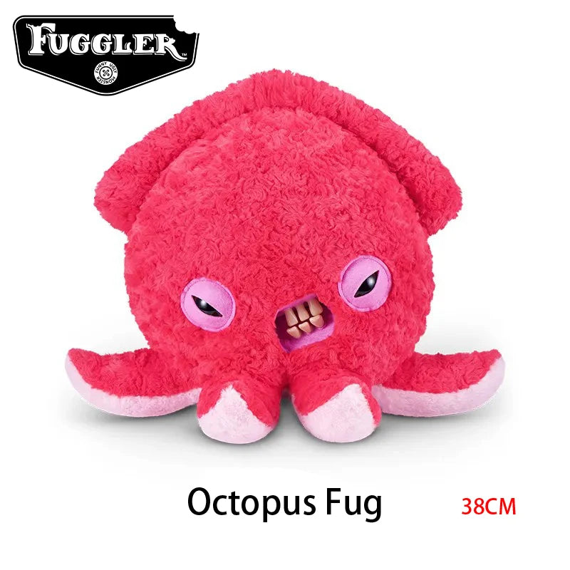 Original Fuggler Chonky Series Plush Toy Weird Ugly Monster Doll Octopus Elephant Capybara Frog Collectible Gift Home Decor 38CM