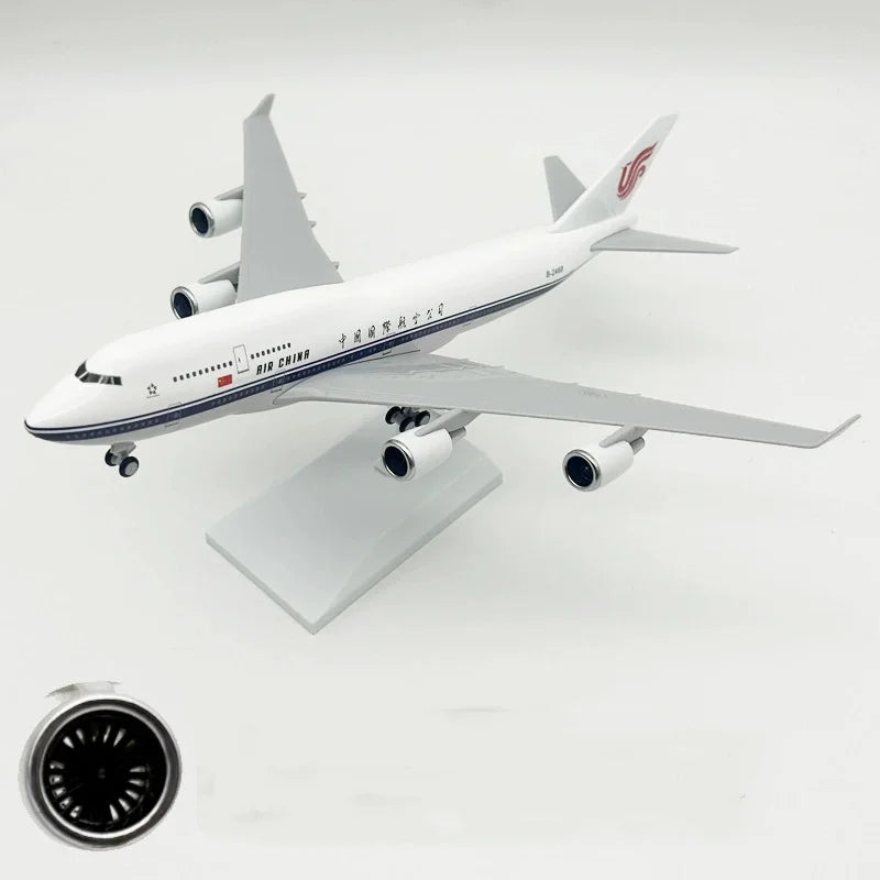 1/250 Scale 30cm Toy Planes Diecast Resin B747 Air China Airlines Airplane Model 747 Toys Airplane For Display Collection Gift