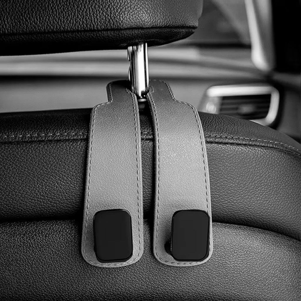 YONGRUN Car Headrest Hooks Seat Backrest Storage Shelves Clips Luggage Hangers Car Fasteners Three Color Optional Hooks Black