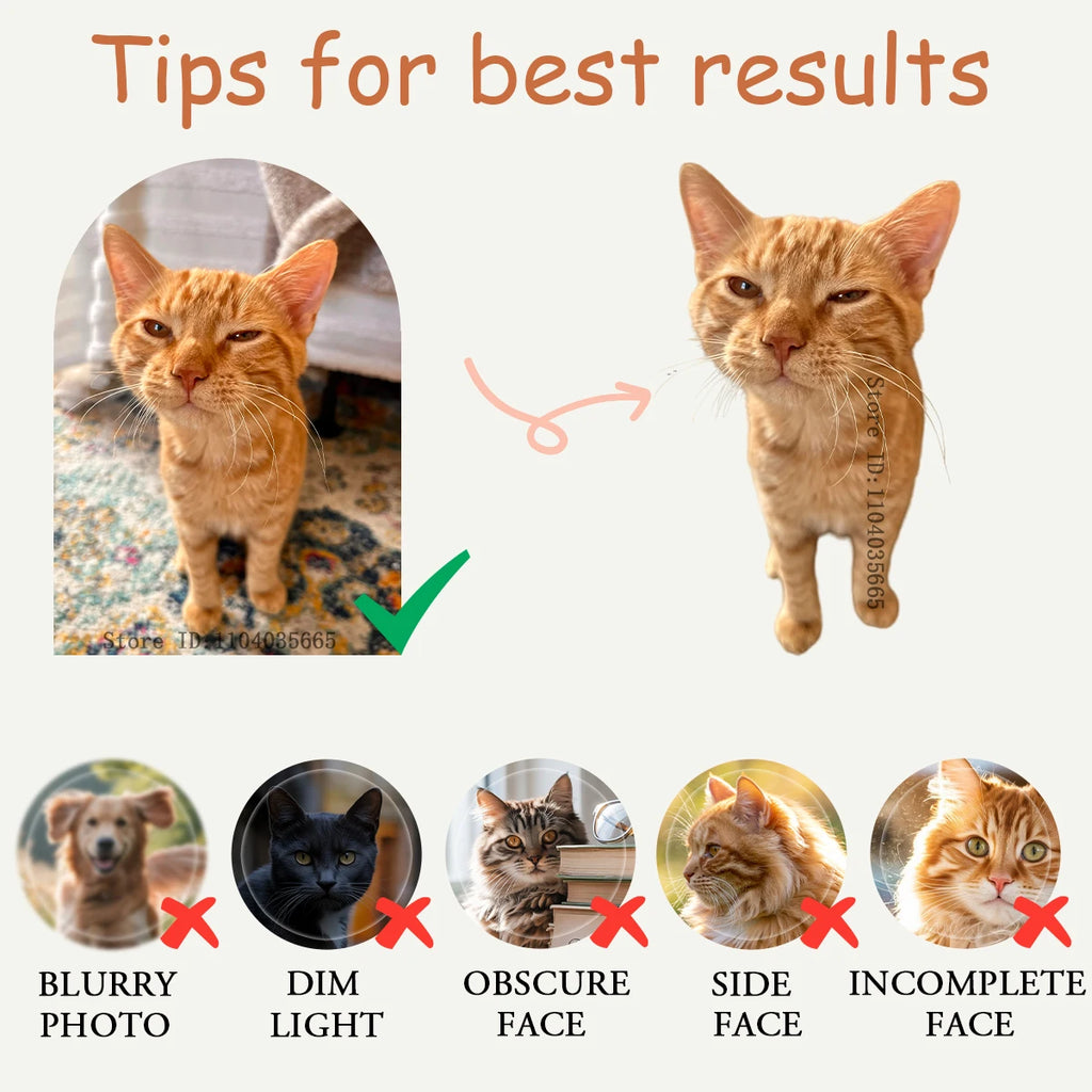 IHX Custom 3D Pet Cat Weird Pillow,Funny Custom Dog Animal Shape Ugly Pillows,Personalized 3D Human Head Photo Portrait Pillow