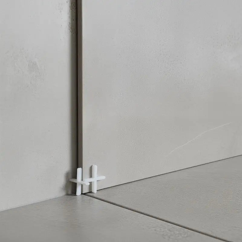 Break Resistant Tile Leveling Clips 1 Bag 1/1.5/2/2.5/3mm Cross Tile Spacers for Floor Wall Tile Installation Works