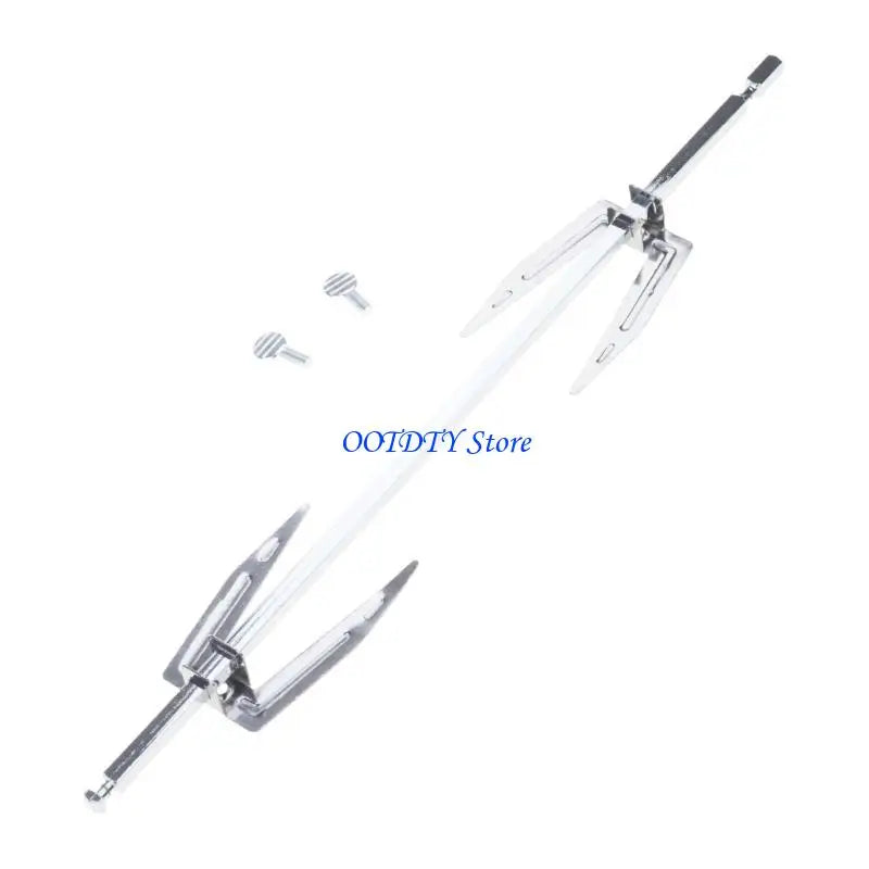 367A 28cm/34cm Rod Stainless Steel Rotary Roast Chicken Skewer Kitchen Barbecue Turkey Barbecue Forks for BBQ Outdoor