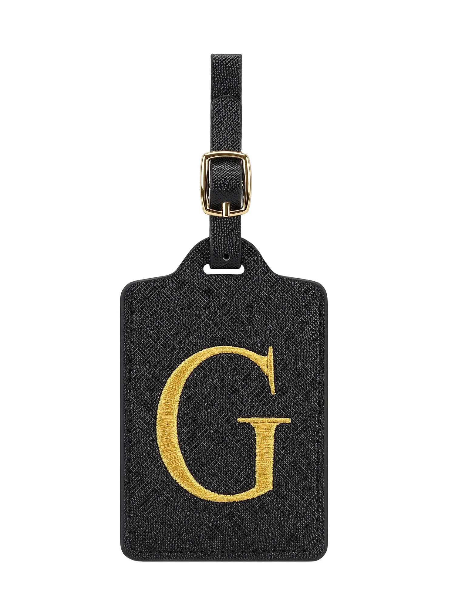 Premium Leather Business Luggage Tag Luggage Address Label Carry-on Luggage Label Name ID and Address Folder Travel Accessories