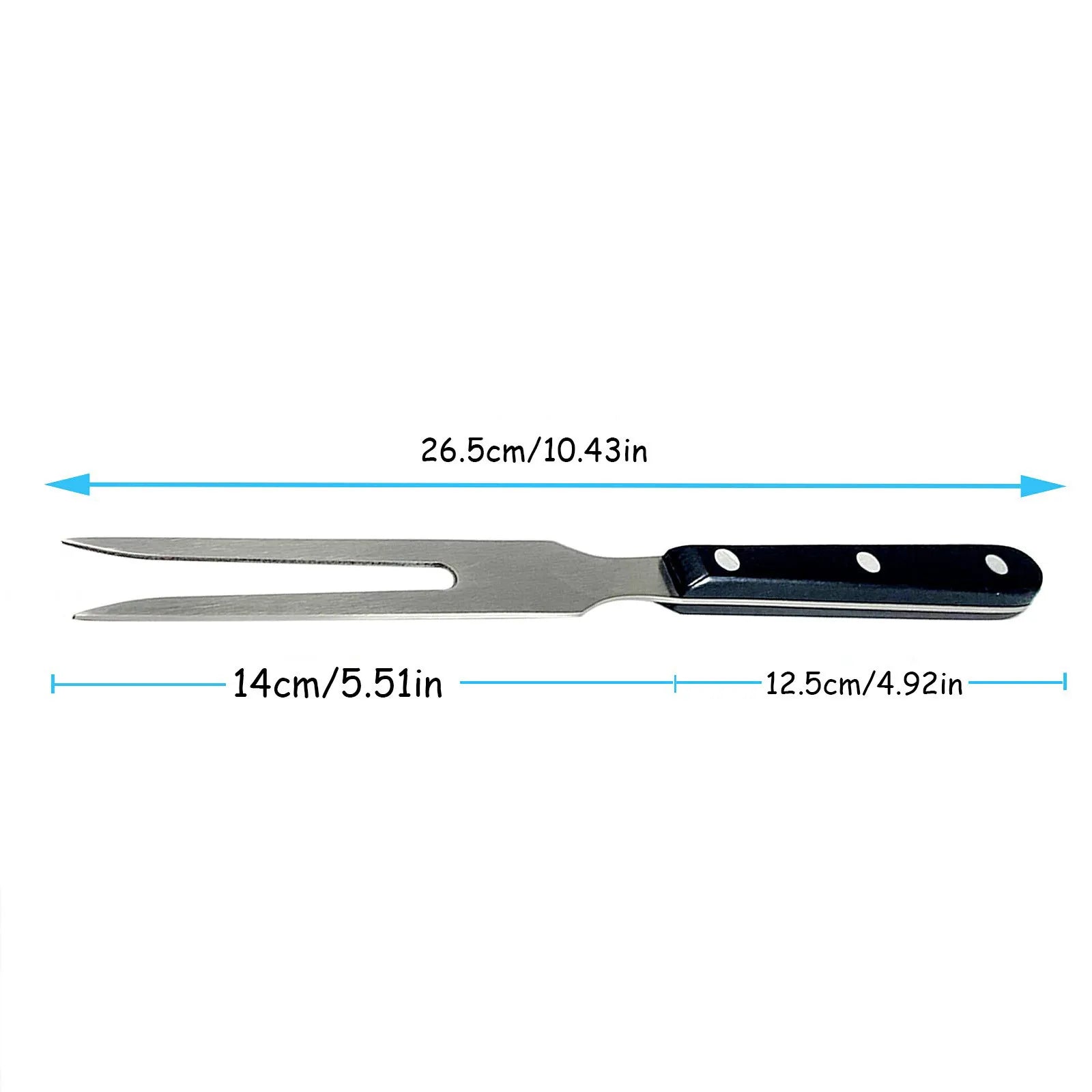 2 Pcs Carving Fork 10 Inch Long Stainless Steel Barbeque Fork For Bbq Bbq Serving Cooking Bbq Baking Bbq Tools Kitchen Supplies