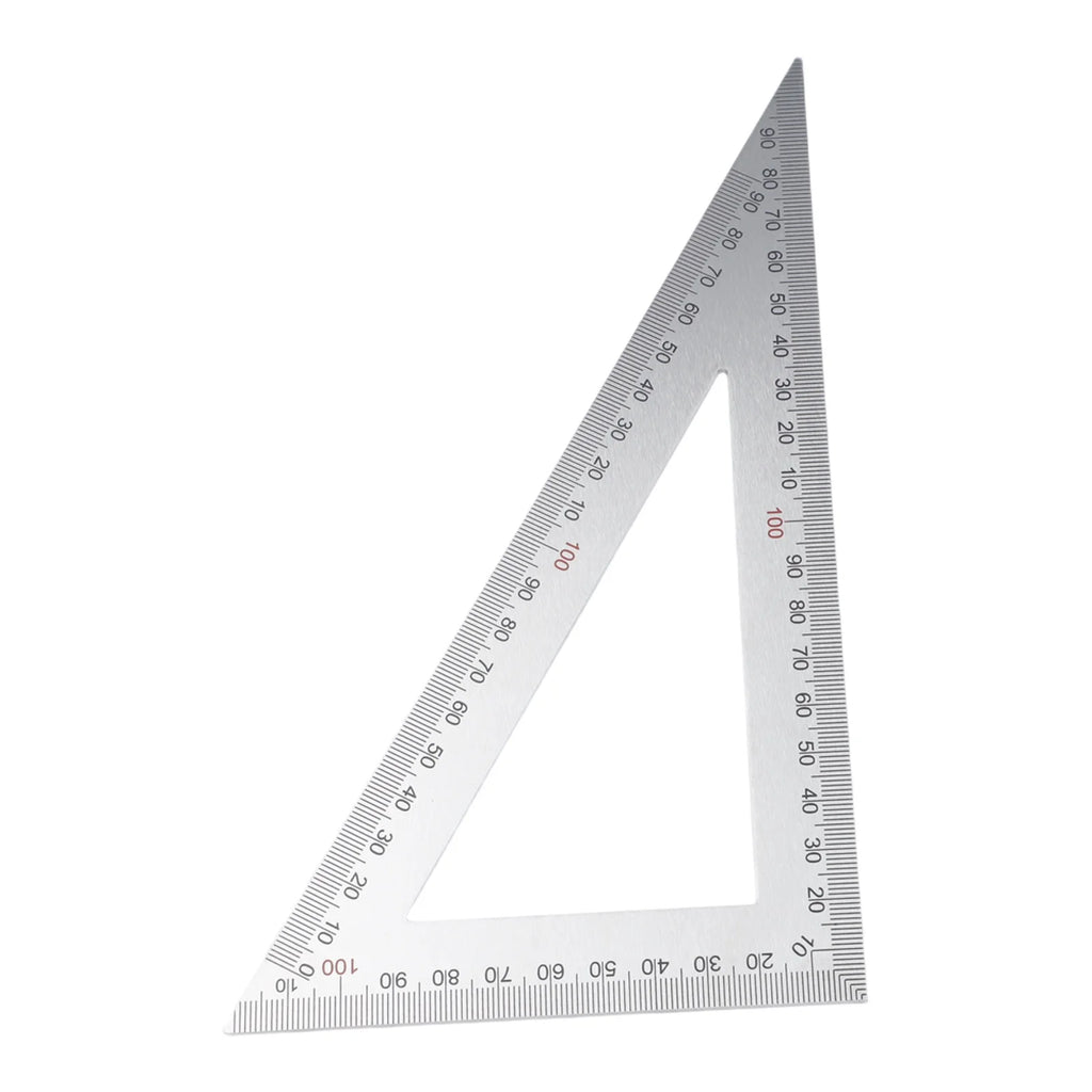 Thickened 2mm Stainless Steel Set Square 45 90 Degree Angle Ruler Dual Scale Measuring Tool For Carpentry And DIY Projects