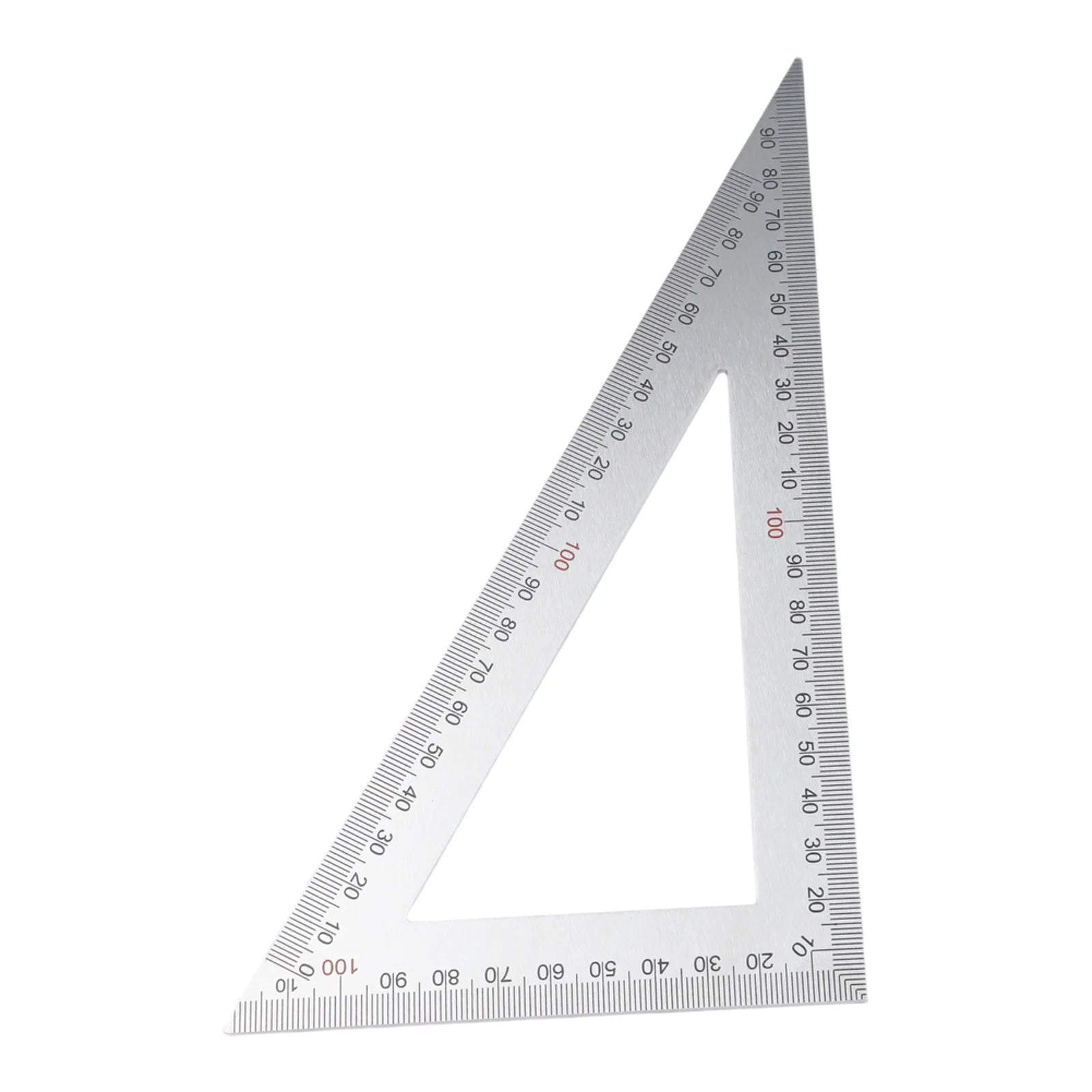 Thickened 2mm Stainless Steel Set Square 45 90 Degree Angle Ruler Dual Scale Measuring Tool For Carpentry And DIY Projects