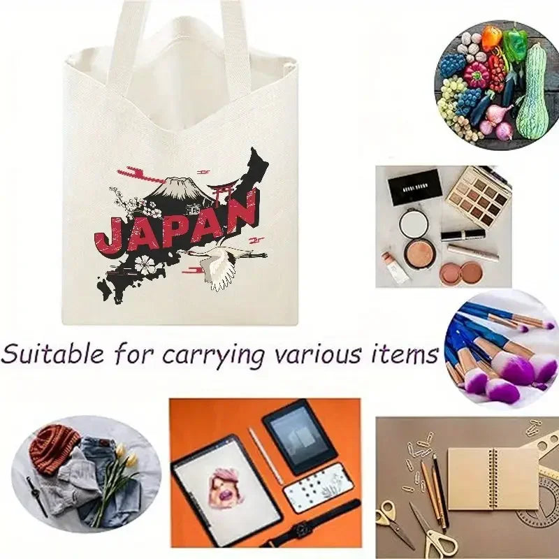 Capybara Printed Shoulder Bags Student Handbag Women Large-capacity Shopper Bag Harajuku Shopping Storage Pouch Tote for Girl