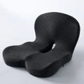 Skin-Friendly Non-Slip Memory Foam Seat Cushion with Extended Zipper Easy Remove Washable Back Support Adjustable Comfortable Ch