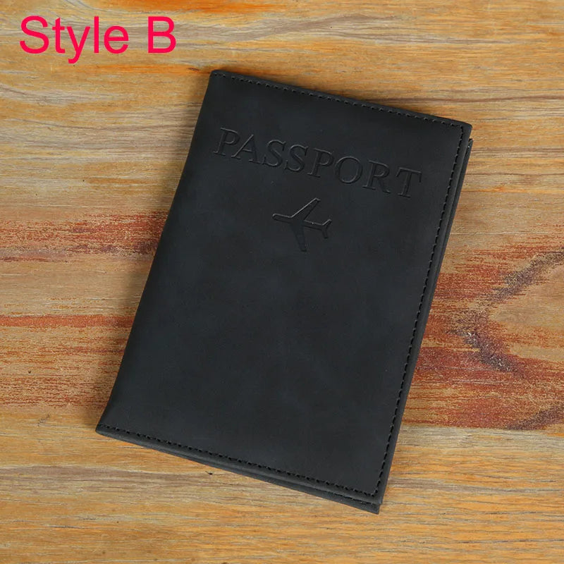 Organizer Storage Case/Travel Accessories Passport Case Vintage Leather Pattern Passports Holder Women Man ID Bank Credit Card