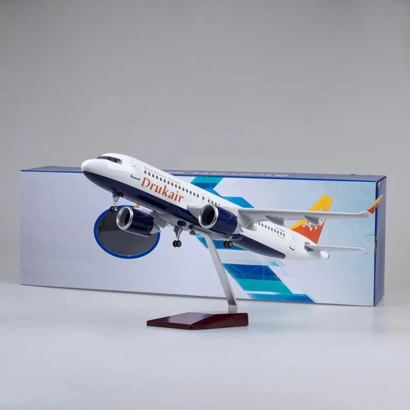 47cm Model Airplanes A320NEO Series 1/80 Scale Aircraft Resin Toy Planes Aviation Miniature Souvenir Plane Toy Christmas Gifts